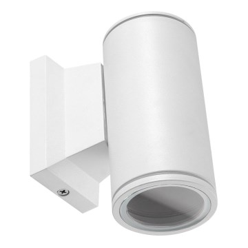 Aigostar - Εξωτερικό επιτοίχιο φωτιστικό 1xGU10/230V IP65 λευκό στρογγυλό
