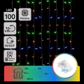 Aigostar - Εξωτερικό χριστουγεννιάτικο φωτιστικό LED με 100 LED/8 λειτουργίες 3xAA 4x1m IP44 πολύχρωμο
