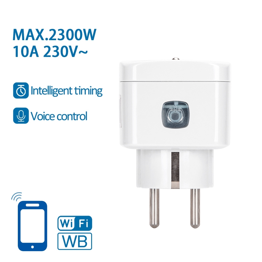 Aigostar - Έξυπνη πρίζα E 2300W Wi-Fi Tuya