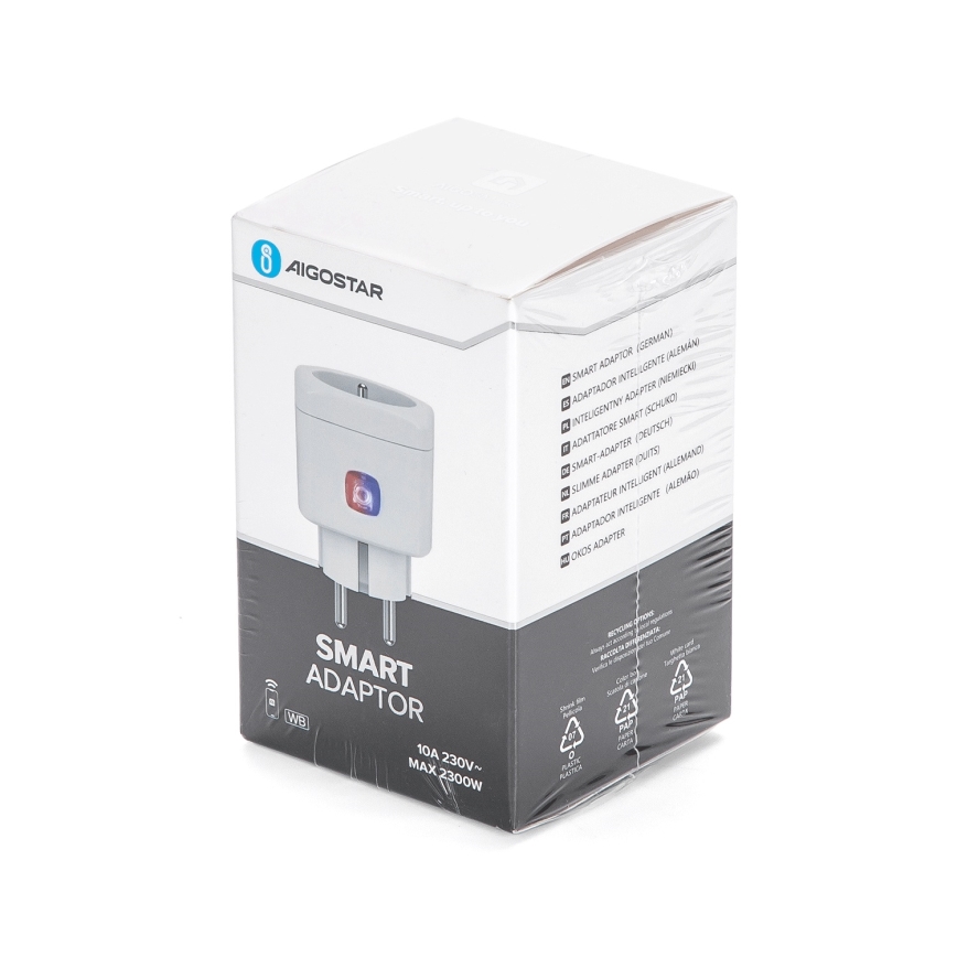 Aigostar - Έξυπνη πρίζα E 2300W Wi-Fi Tuya