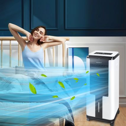 Aigostar - Έξυπνο κλιματιστικό air cooler 75W/230V Wi-Fi +  τηλεχειριστήριο