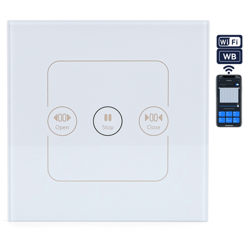 Aigostar - Έξυπνος διακόπτης για έλεγχο περσίδων 230V Wi‑Fi Tuya