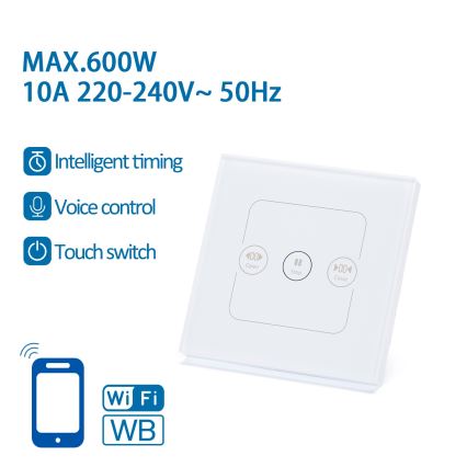 Aigostar - Έξυπνος διακόπτης για έλεγχο περσίδων 230V Wi‑Fi Tuya