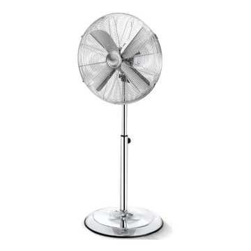 Aigostar - Ανεμιστήρας Ορθοστάτης 50W/230V 44,8 cm γυαλιστερό χρώμιο