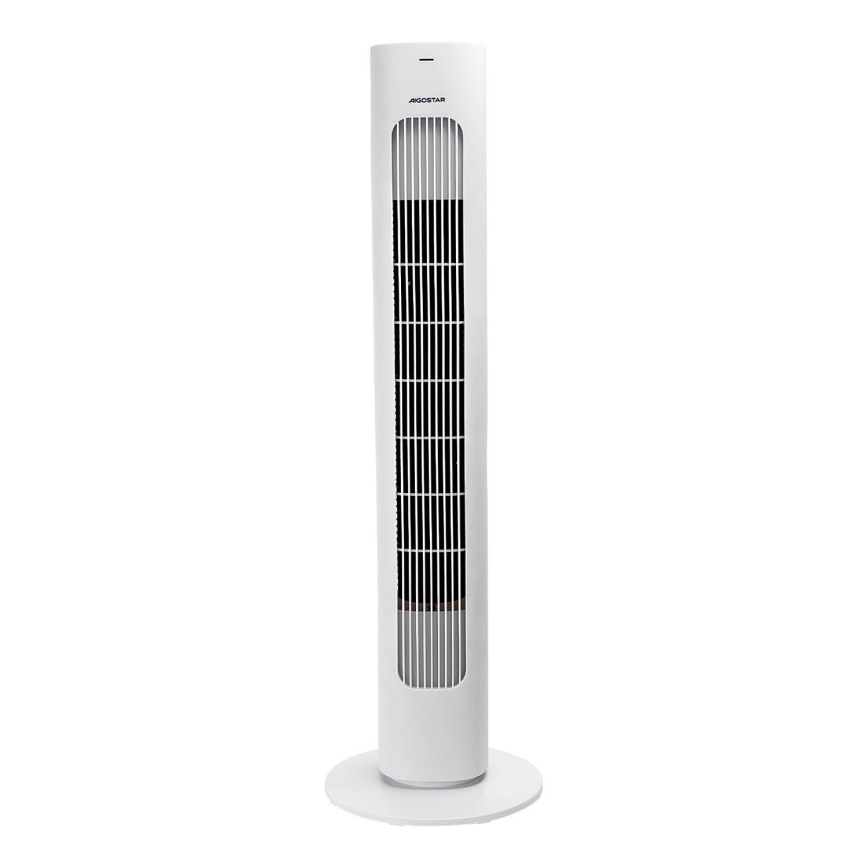Aigostar - Ανεμιστήρας Ορθοστάτης 50W/230V λευκό + τηλεχειριστήριο