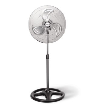 Aigostar - Ανεμιστήρας Ορθοστάτης 55W/230V γυαλιστερό χρώμιο/μαύρο