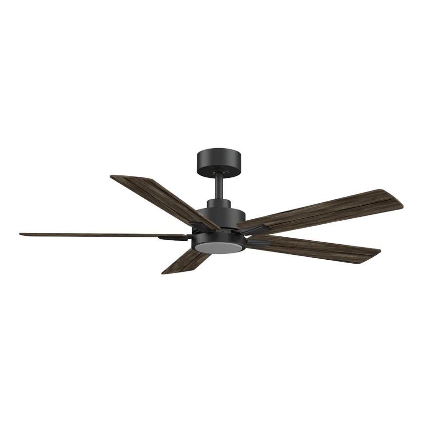 Aigostar - Ανεμιστήρας οροφής LED Dimmable LED/20W/230V 2700-6500K 132cm καφέ + τηλεχειριστήριο