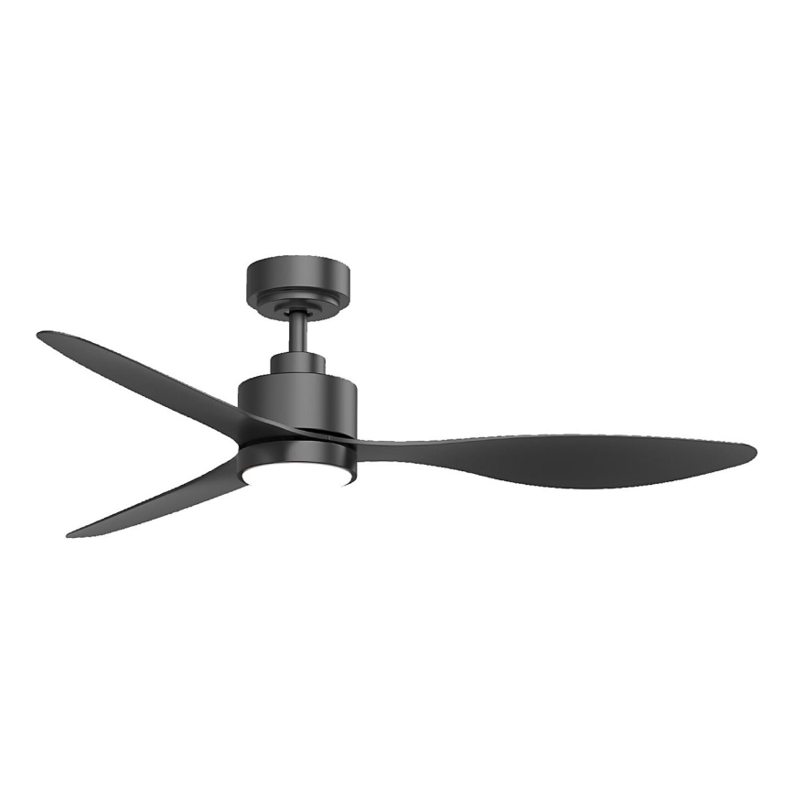 Aigostar - Ανεμιστήρας οροφής LED Dimmable LED/20W/230V 2700-6500K 132cm μαύρο + τηλεχειριστήριο