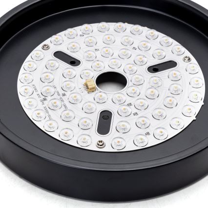 Aigostar - Ανεμιστήρας οροφής LED Dimmable LED/24W/230V 2700-6500K 165cm μαύρο + τηλεχειριστήριο