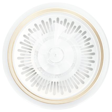 Aigostar - Ανεμιστήρας οροφής LED Dimmable LED/40W/230V 2700/4000/6500K διάμετρος 50 cm + τηλεχειριστήριο λευκό
