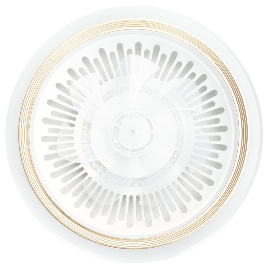 Aigostar - Ανεμιστήρας οροφής LED Dimmable LED/40W/230V 2700/4000/6500K διάμετρος 50 cm + τηλεχειριστήριο λευκό