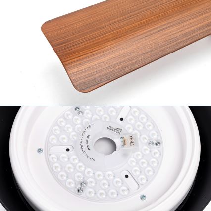 igostar - Ανεμιστήρας οροφής LED Dimmable LED/24W/230V 2700-6500K 132cm + τηλεχειριστήριο