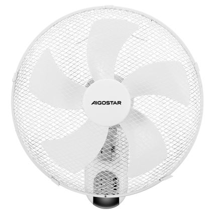 Aigostar -  Ανεμιστήρας τοίχου 45W/230V λευκό + τηλεχειριστήριο