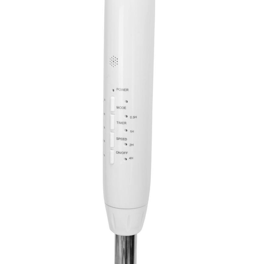 Aigostar - Βάση ανεμιστήρα 60W/230V λευκό + τηλεχειριστήριο