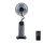 Aigostar - Βάση ανεμιστήρα με ένα mist effect 95W/230V μαύρο/γκρι + τηλεχειριστήριο