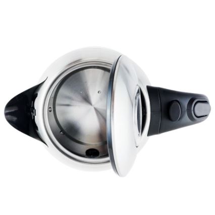 Aigostar - Βραστήρας 1,7 l 2200W/230V ματ χρώμιο/μαύρο
