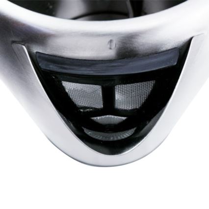 Aigostar - Βραστήρας 1,7 l 2200W/230V ματ χρώμιο/μαύρο