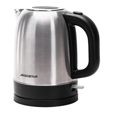Aigostar - Βραστήρας 1,7l 2200W/230V ματ χρώμιο