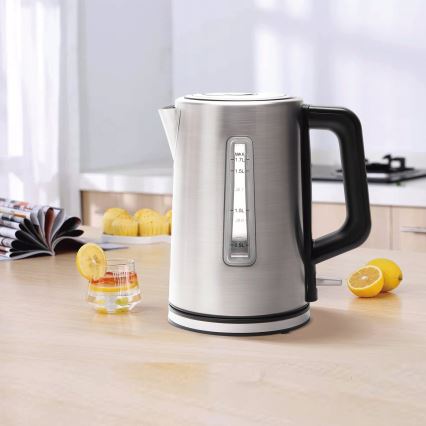 Aigostar - Βραστήρας 1,7l 2200W/230V ματ χρώμιο