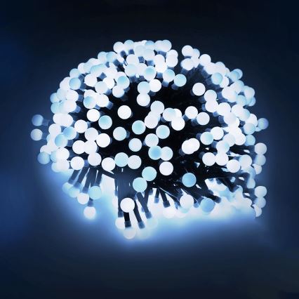 Aigostar - LED Εξωτερική διακοσμητική γιρλάντα 100xLED/8 λειτουργίες 10 m IP44 ψυχρό λευκό