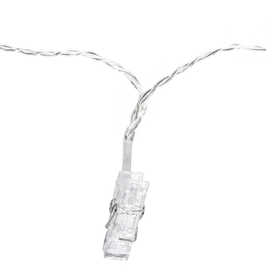 Aigostar - Διακοσμητική γιρλάντα LED 40xLED/5W/USB 9 m θερμό λευκό