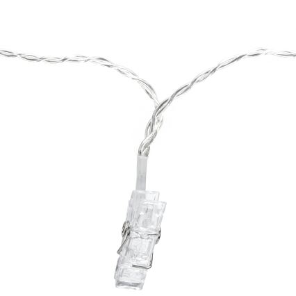 Aigostar - Διακοσμητική γιρλάντα LED 80xLED/5W/USB 13 m θερμό λευκό