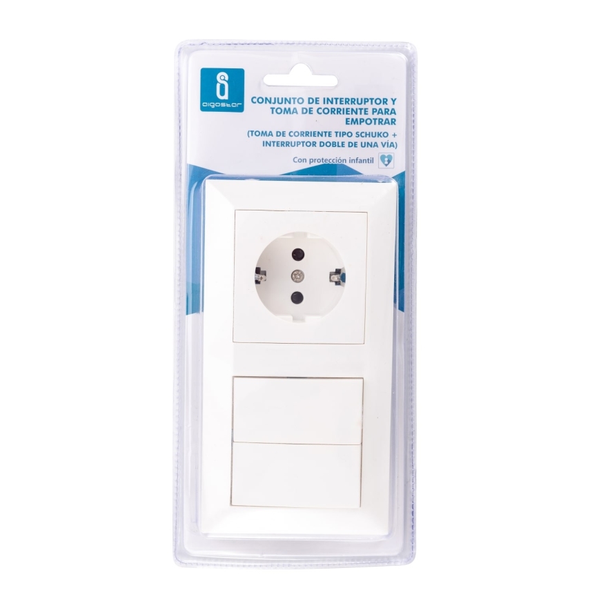 Aigostar - Διακόπτης με πρίζα 1x16A/250V
