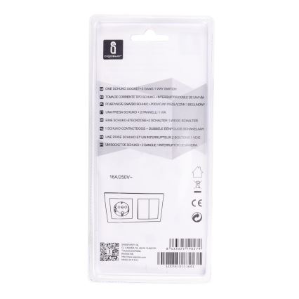 Aigostar - Διακόπτης με πρίζα 1x16A/250V