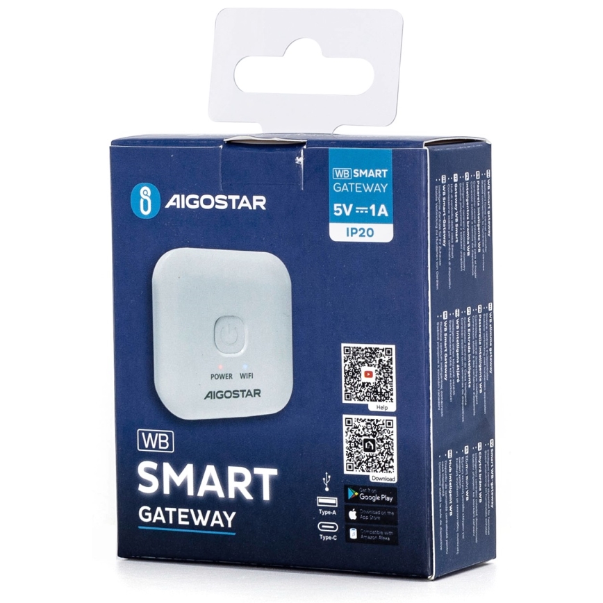 Aigostar - Έξυπνη πύλη 5V Wi-Fi