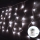 Aigostar - Εξωτερική χριστουγεννιάτικη σειρά LED 100xLED/8 λειτουργίες/3xAA 8x0,4m IP44 ψυχρό λευκό