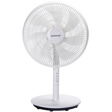 Aigostar - Επιδαπέδιος ανεμιστήρας 45W/230V 110 cm λευκός