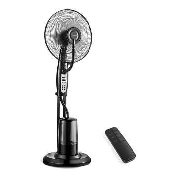 Aigostar - Επιδαπέδιος ανεμιστήρας υδρονέφωσης 75W/230V + RC