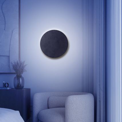 Aigostar - Επιτοίχιο φωτιστικό dimming LED MESH Smart LED/12W/230V 2700-6500K μαύρο