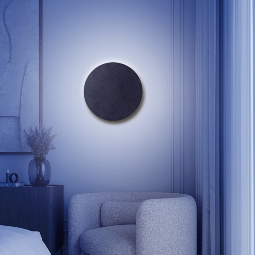 Aigostar - Επιτοίχιο φωτιστικό dimming LED MESH Smart LED/12W/230V 2700-6500K μαύρο