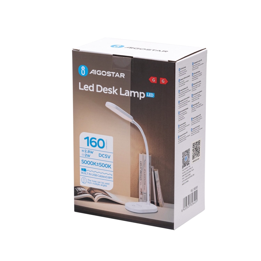 Aigostar - Επιτραπέζια λάμπα αφής dimming LED LED/3W/5V