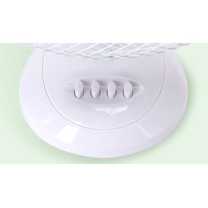 Aigostar - Επιτραπέζιος ανεμιστήρας 40W/230V λευκό