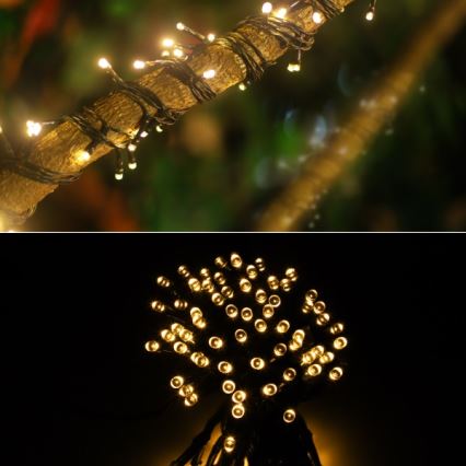 Aigostar - Ηλιακά λαμπάκια LED 100xLED/12m 300 mAh IP65 θερμό λευκό