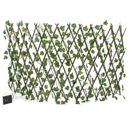 Aigostar - Ηλιακά λαμπάκια LED 102xLED/2x0,7m IP65 300 mAh θερμό λευκό ivy