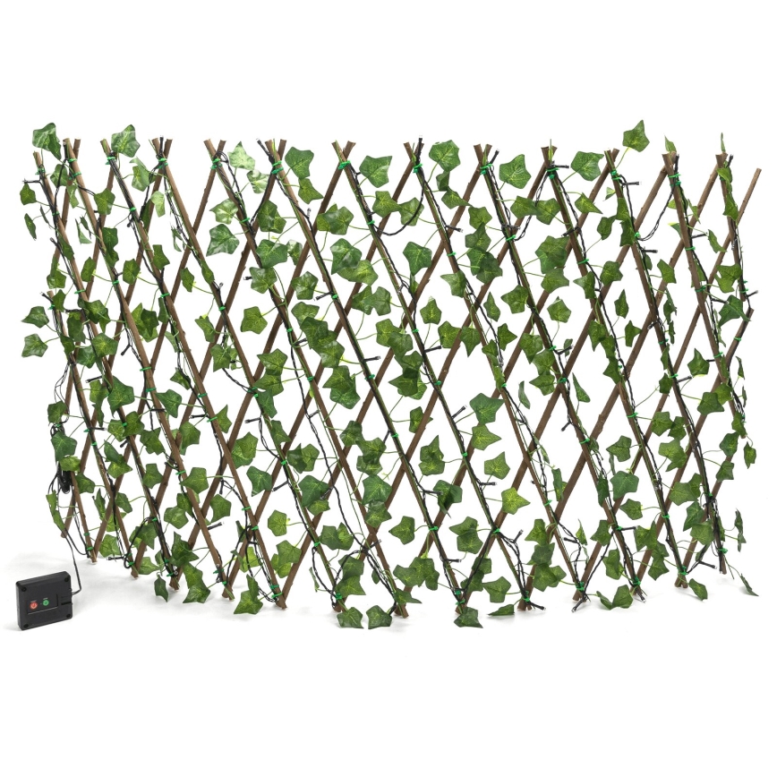 Aigostar - Ηλιακά λαμπάκια LED 102xLED/2x0,7m IP65 300 mAh θερμό λευκό ivy