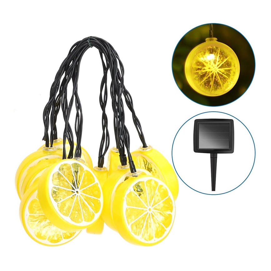 Aigostar - Ηλιακά λαμπάκια LED 10xLED/3,8m IP44 600 mAh θερμό λευκό