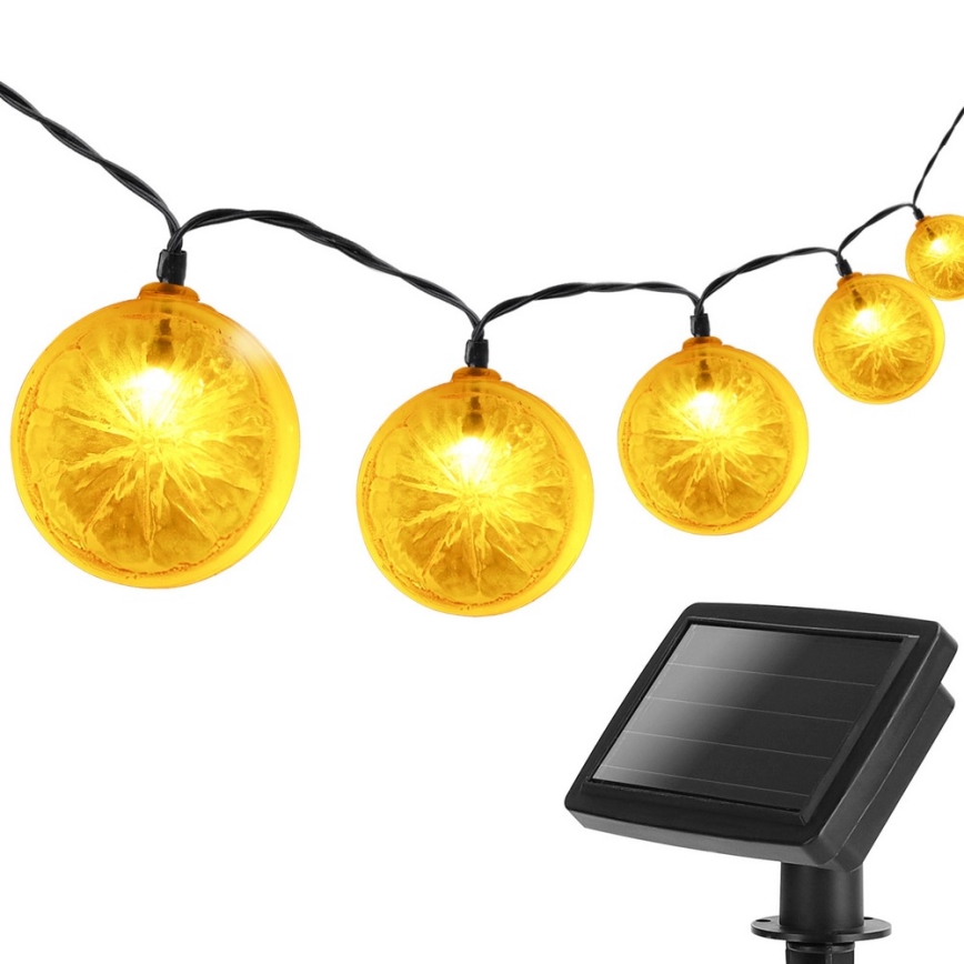 Aigostar - Ηλιακά λαμπάκια LED 10xLED/3,8m IP44 600 mAh θερμό λευκό