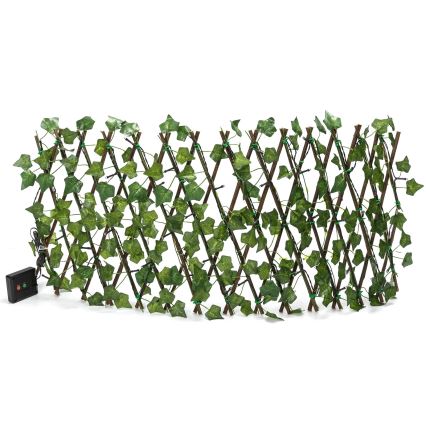 Aigostar - Ηλιακά λαμπάκια LED 56xLED/2x0,4m IP65 300 mAh θερμό λευκό ivy