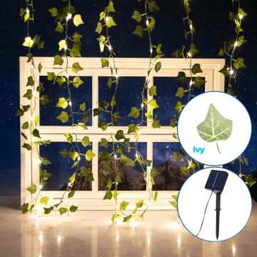 Aigostar - Ηλιακά λαμπάκια LED 70xLED/4x1m IP65 θερμό λευκό ivy