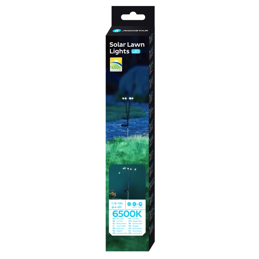 Aigostar - Ηλιακή διακοσμητική λάμπα LED LED/0,04W/1,2V 68,5cm 6500K IP44 300 mAh