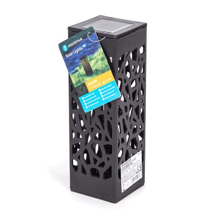 Aigostar - Ηλιακή λάμπα LED LED/0,006W/1,2V 100 mAh 28,5 cm μαύρο 6500K IP44