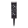 Aigostar - Ηλιακή λάμπα LED LED/0,006W/1,2V 28,5cm μαύρο 100 mAh 6500K  IP44