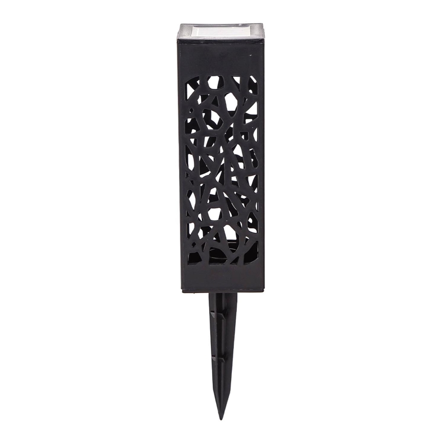 Aigostar - Ηλιακή λάμπα LED LED/0,006W/1,2V 28,5cm μαύρο 100 mAh 6500K  IP44