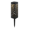 Aigostar - Ηλιακή λάμπα LED LED/0,006W/1,2V 28,5cm μαύρο 2700K IP44 100 mAh