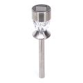 Aigostar - Ηλιακή λάμπα LED LED/0,006W/1,2V 35,5cm ματ χρώμιο 100 mAh 3000K IP44