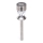 Aigostar - Ηλιακή λάμπα LED LED/0,006W/1,2V 35,5cm ματ χρώμιο 100 mAh 3000K IP44
